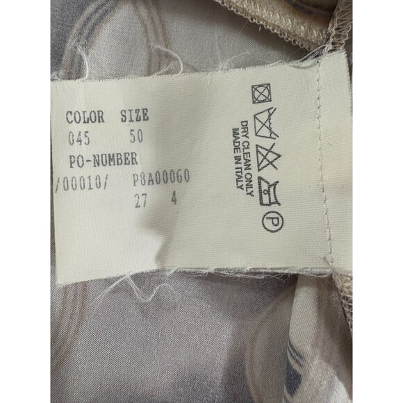 AGNONA 100% Silk sleeveless Top Tank blouse sz 50 US 14 NWOT Made in Italy $849 - Picture 5 of 6